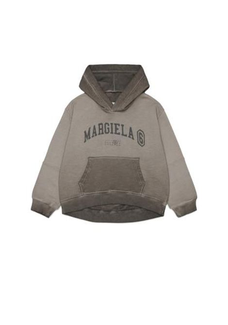 Felpa con logo MM6 KIDS MAISON MARGIELA | M61135 MM08PM6912